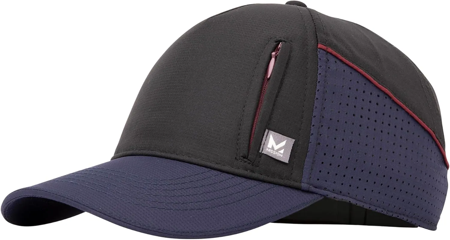 Mission Cooling Summit Hat - Unisex Baseball Cap - Lightweight & Adjustable - Cools Up to 2 Hours - UPF 50 Sun Protection
