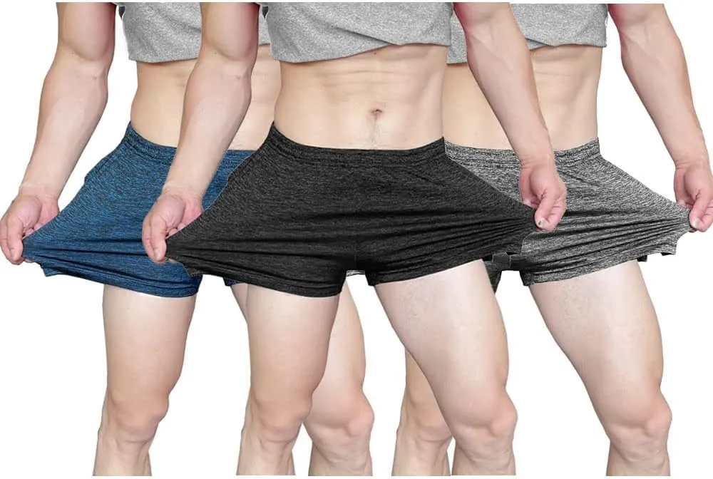 Muscle Cmdr Men's Bodybuilding Shorts 3 Inch Athletics Quick Dry Casual Shorts