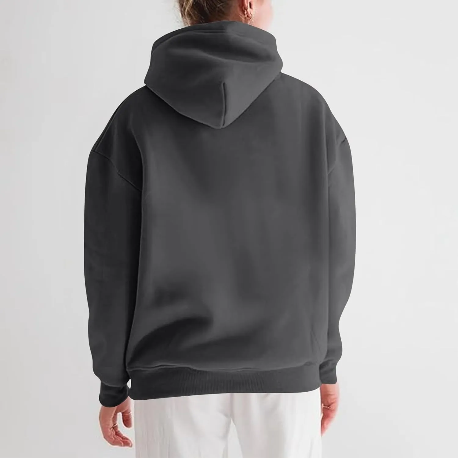 Oversized Hoodies for Women Plus Size Y2k Hooded Sweatshirt Casual Loose Long Sleeve Fleece Pullover Preppy Clothes