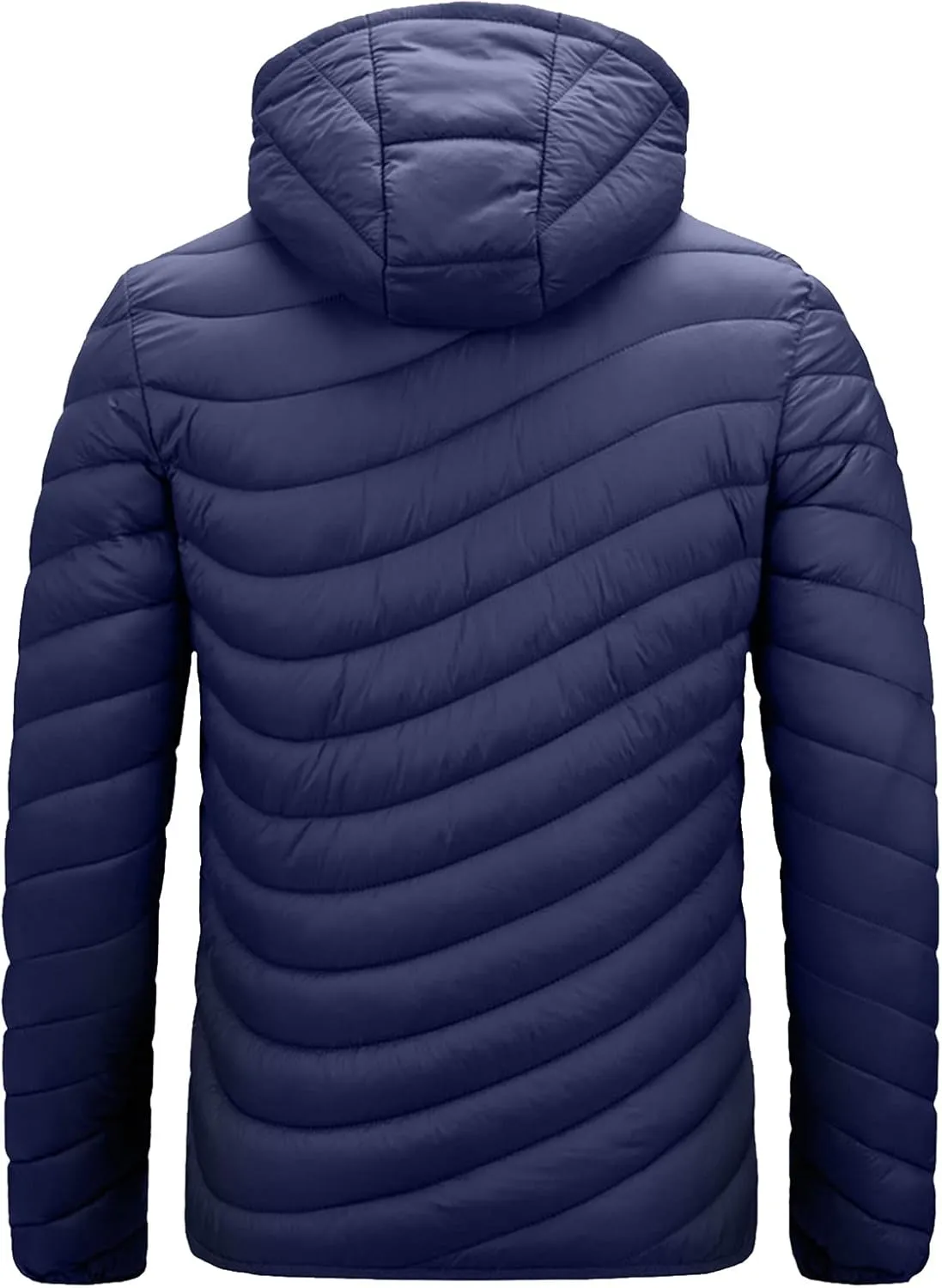 Puffer Jacket for Teen Boys Thicken Long Sleeve Winter Coat Classic Running Rain Jacket with Pockets Down Parka Jacket
