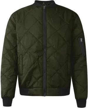 RTRDE Men's Jackets Lightweight Quilted Lined Winter Casual Windproof Jacket Warm Coats Big and Tall Jackets, M-2XL