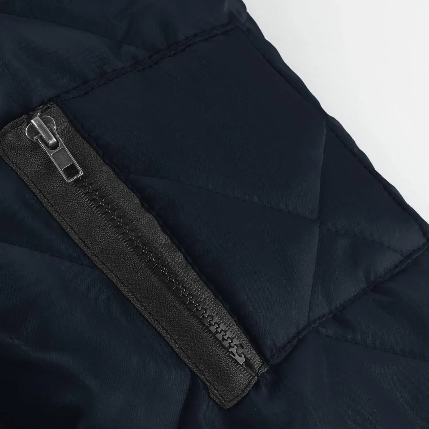 RTRDE Men's Jackets Lightweight Quilted Lined Winter Casual Windproof Jacket Warm Coats Big and Tall Jackets, M-2XL