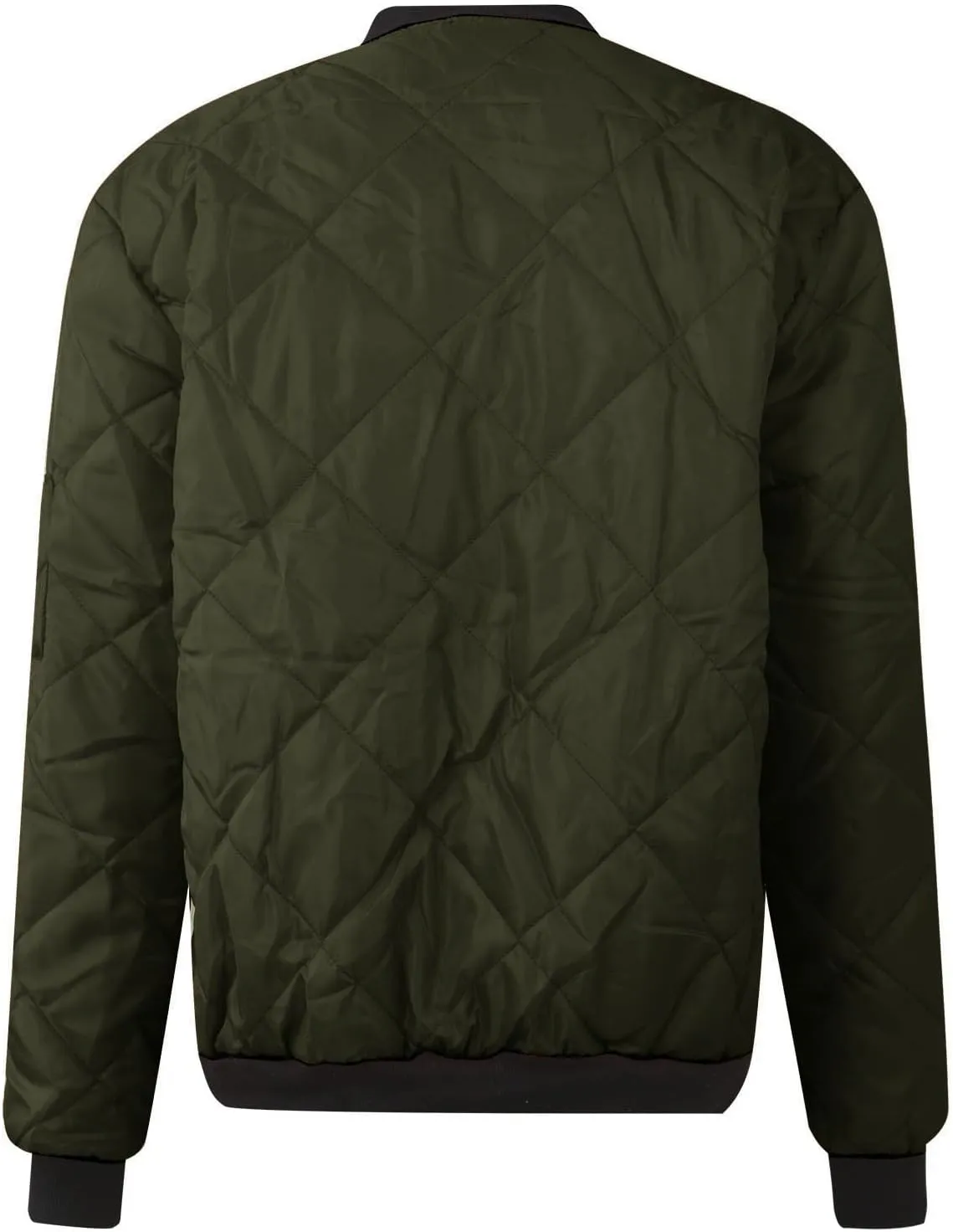 RTRDE Men's Jackets Lightweight Quilted Lined Winter Casual Windproof Jacket Warm Coats Big and Tall Jackets, M-2XL