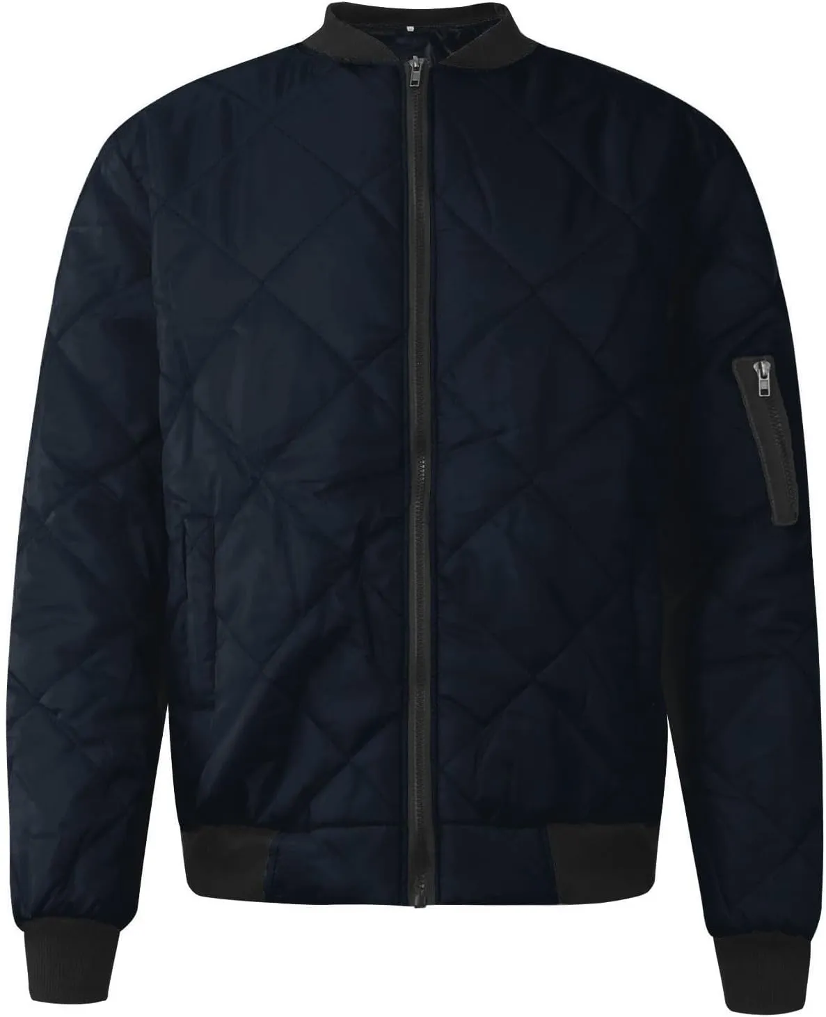 RTRDE Men's Jackets Lightweight Quilted Lined Winter Casual Windproof Jacket Warm Coats Big and Tall Jackets, M-2XL