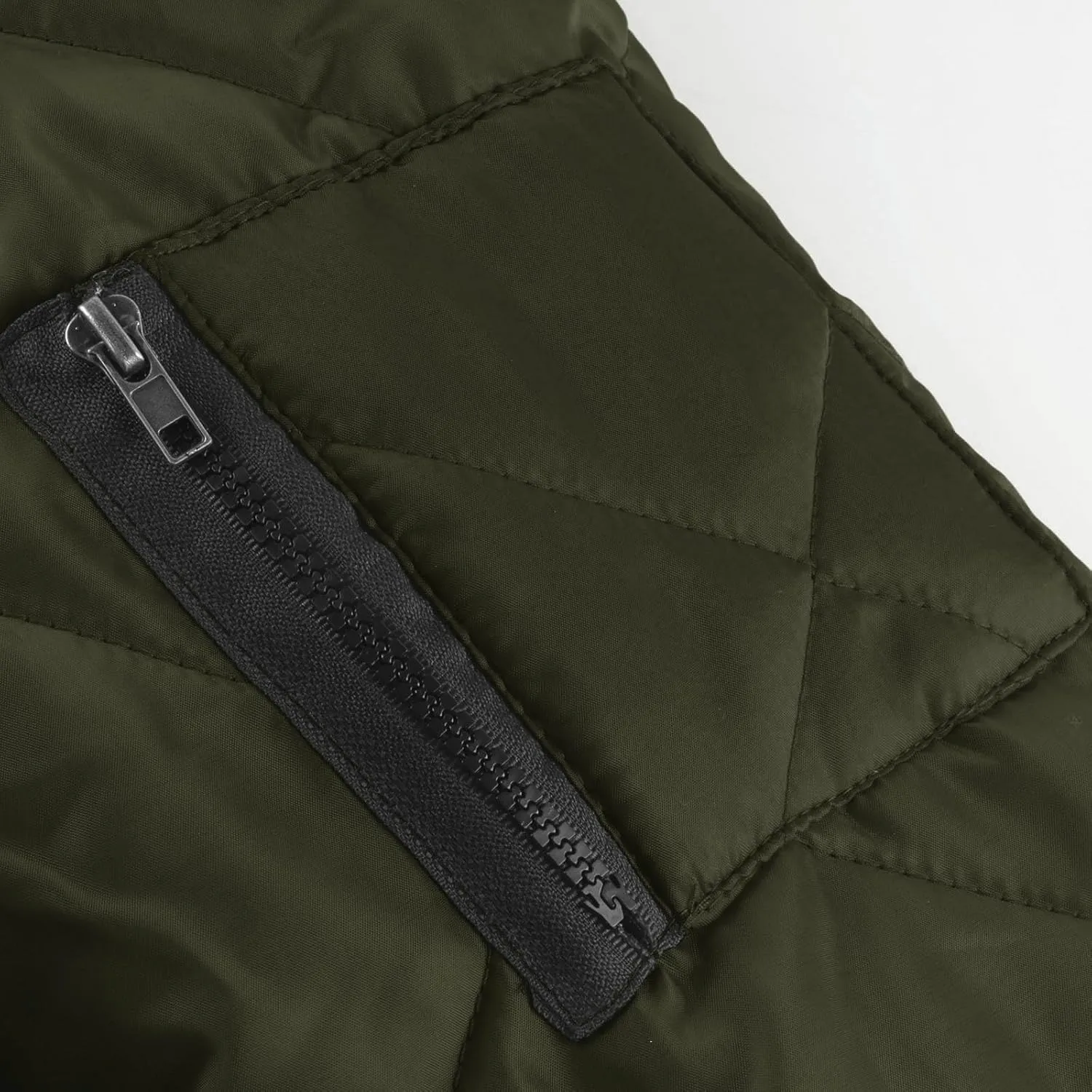 RTRDE Men's Jackets Lightweight Quilted Lined Winter Casual Windproof Jacket Warm Coats Big and Tall Jackets, M-2XL