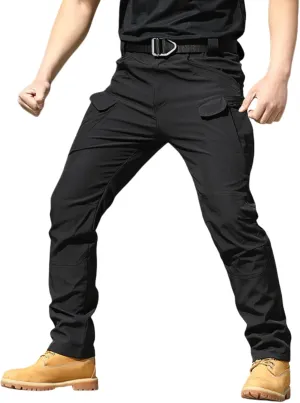 Texwix Tactical Pants for Men, Flexcamo - Tactical Waterproof Pants, Flex Camo Multi Pockets Outdoor Stretch Cargo Pants