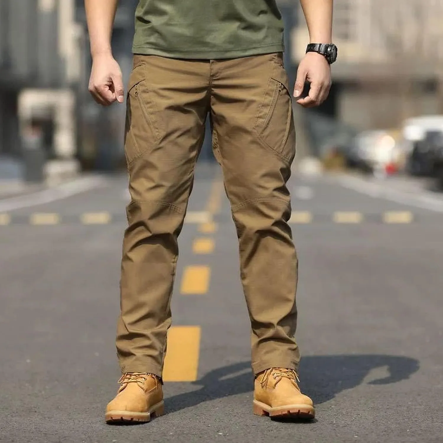 Texwix Tactical Pants for Men, Flexcamo - Tactical Waterproof Pants, Flex Camo Multi Pockets Outdoor Stretch Cargo Pants