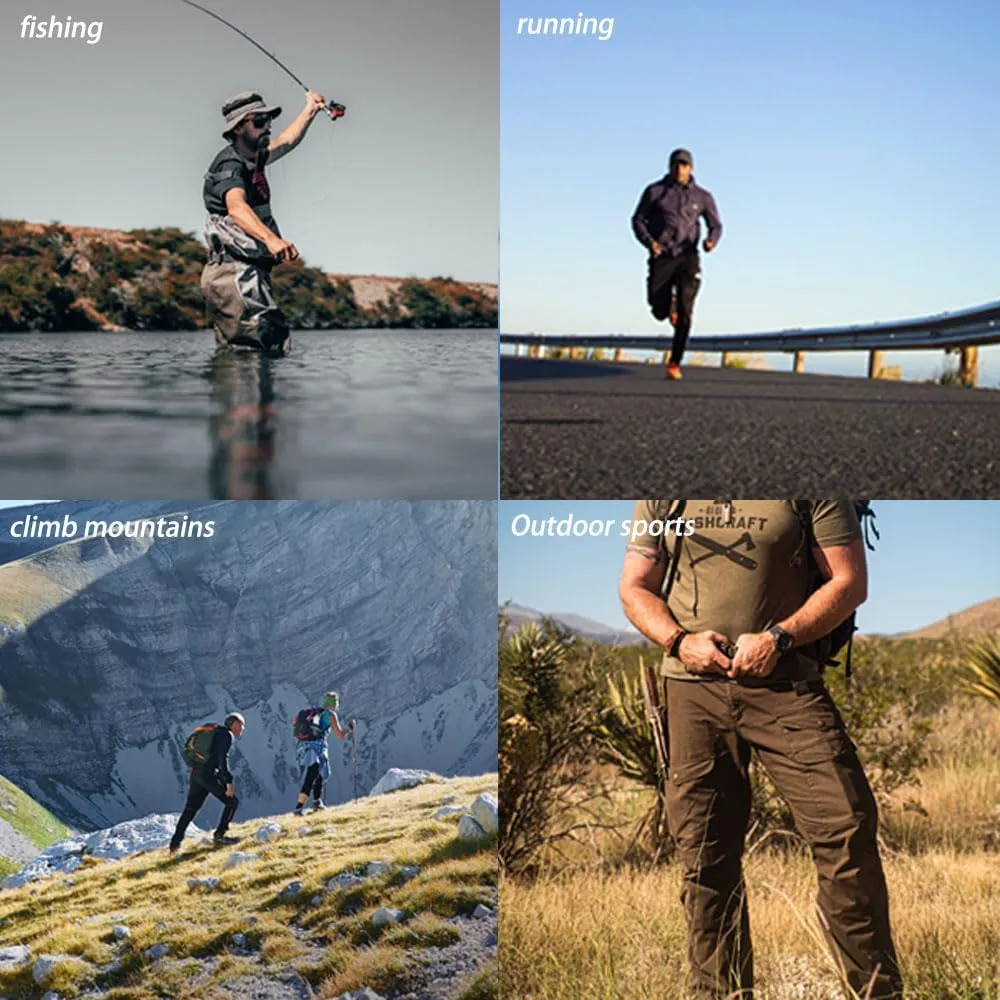 Texwix Tactical Pants for Men, Flexcamo - Tactical Waterproof Pants, Flex Camo Multi Pockets Outdoor Stretch Cargo Pants