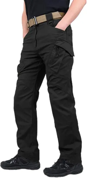 Texwix Tactical Pants for Men, Flexcamo - Tactical Waterproof Pants, Flex Camo Multi Pockets Outdoor Stretch Cargo Pants