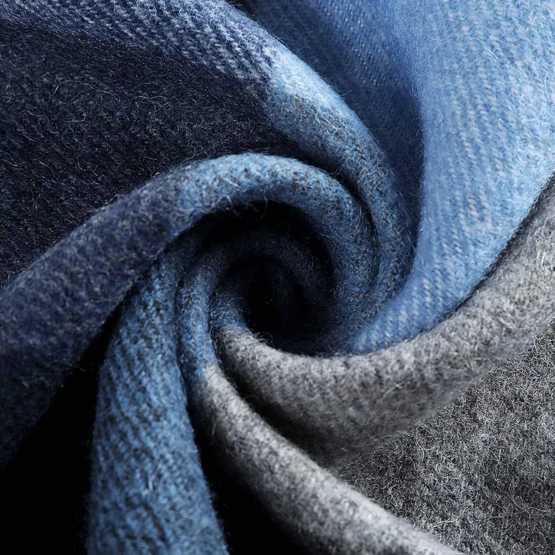 Unisex 100% Wool Cashmere Scarf for Men Women Warm Winter Scarves