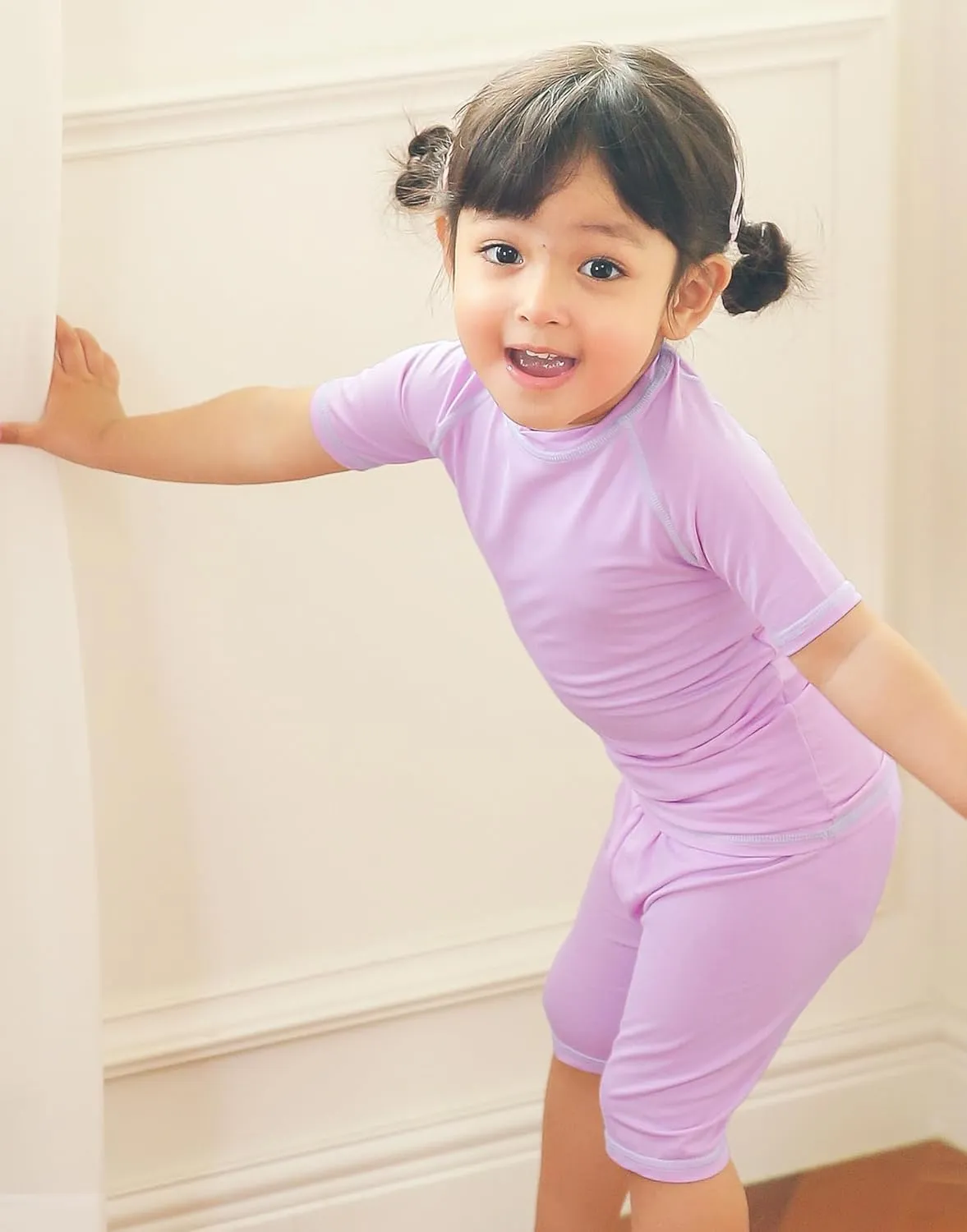 VAENAIT BABY Infant Toddler Junior Girls Boys Pajamas Pyjamas Sleepwear Set Solid Bamboo Daily Short Summer Pjs Set 6M-12Y