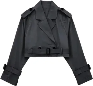 Woman Trench Coat Women Long Sleeve Short Elegant Coats Women's Fashion Windbreakers