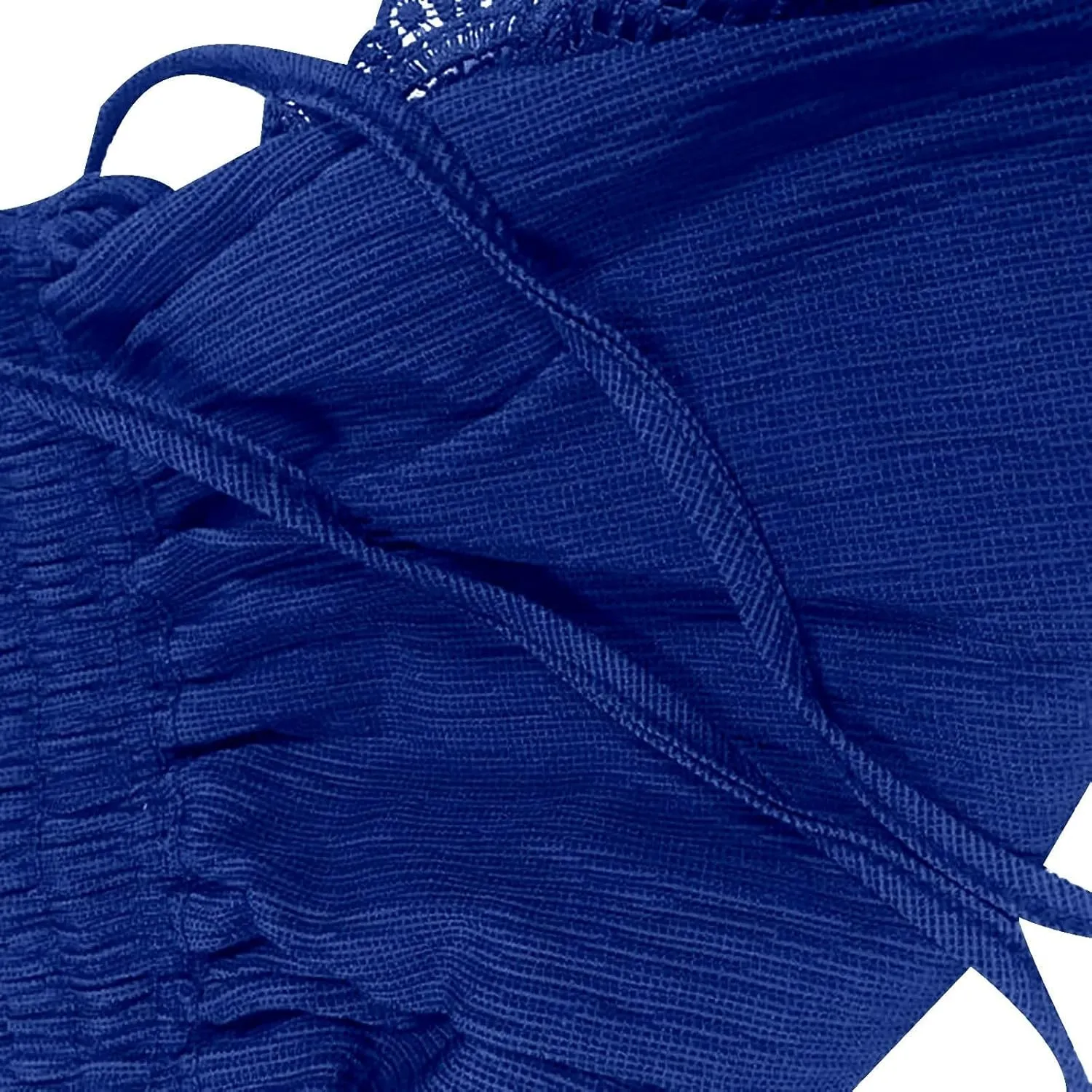 Women's Casual Shorts with Pockets Lace Trim Front Pleated Drawstring Stylish Comfortable Loose Fitting Summer Pants