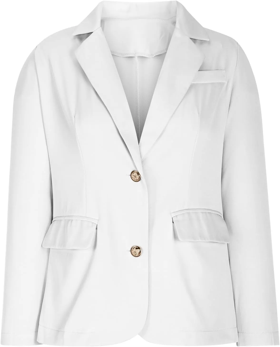 Womens Fall Fashion Casual Versatile Blazers Long Sleeve Open Front Work Suit Office Blazer Jackets with Pockets