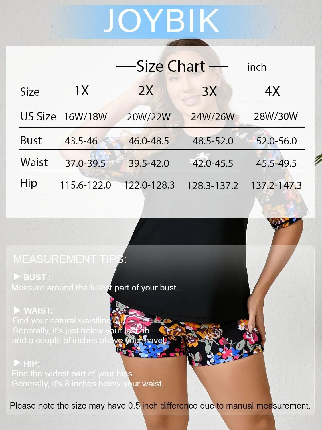 Women's Plus Size Two Piece Short Sleeve Rash Guard Sets with Built in Bra UPF50  Swim Shirt Top and Shorts