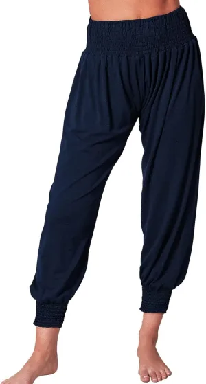 Womens Yoga Pants Comfortable Tapered Athletic Pant Harem Pant Elastic Waist Solid Color Loose Lounge Pants Trousers