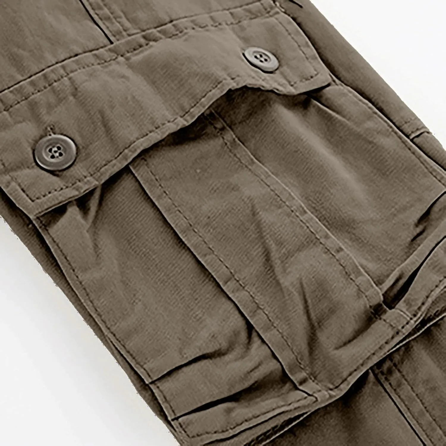 Work Pants for Men Cargo Trousers Hiking Pants 8 Pocket Plain Comfort Breathable Outdoor Mens Sweatpants with Baggy