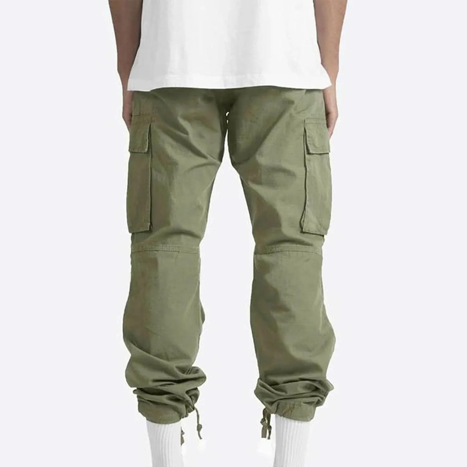 Work Pants for Men Construction Flex Ripstop Tactical Joggers Lightweight Hiking Cargo Trousers with Pockets
