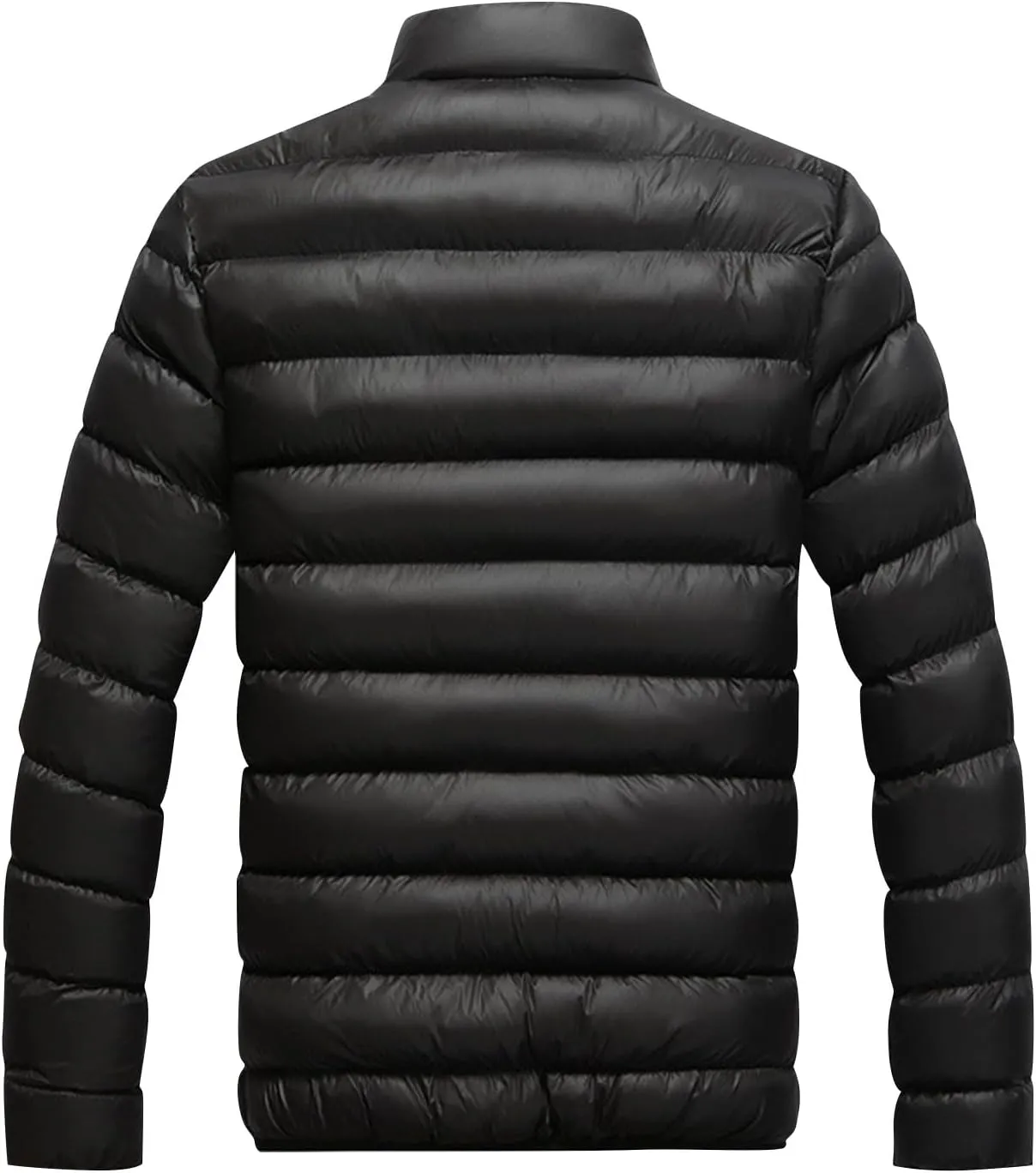 Ymosrh Men's Down Jacket Winter Coats Water-Resistant Lightweight Packable Puffer Jacket Casual Outerwear Jacket, M-2XL