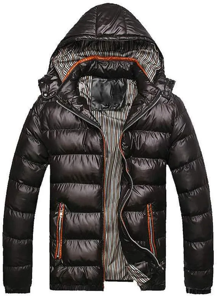 Ymosrh Men's Down Jackets Lightweight Packable Puffer Jacket Insulated Winter Coat Snow Ski Traveling Jackets, M-4XL