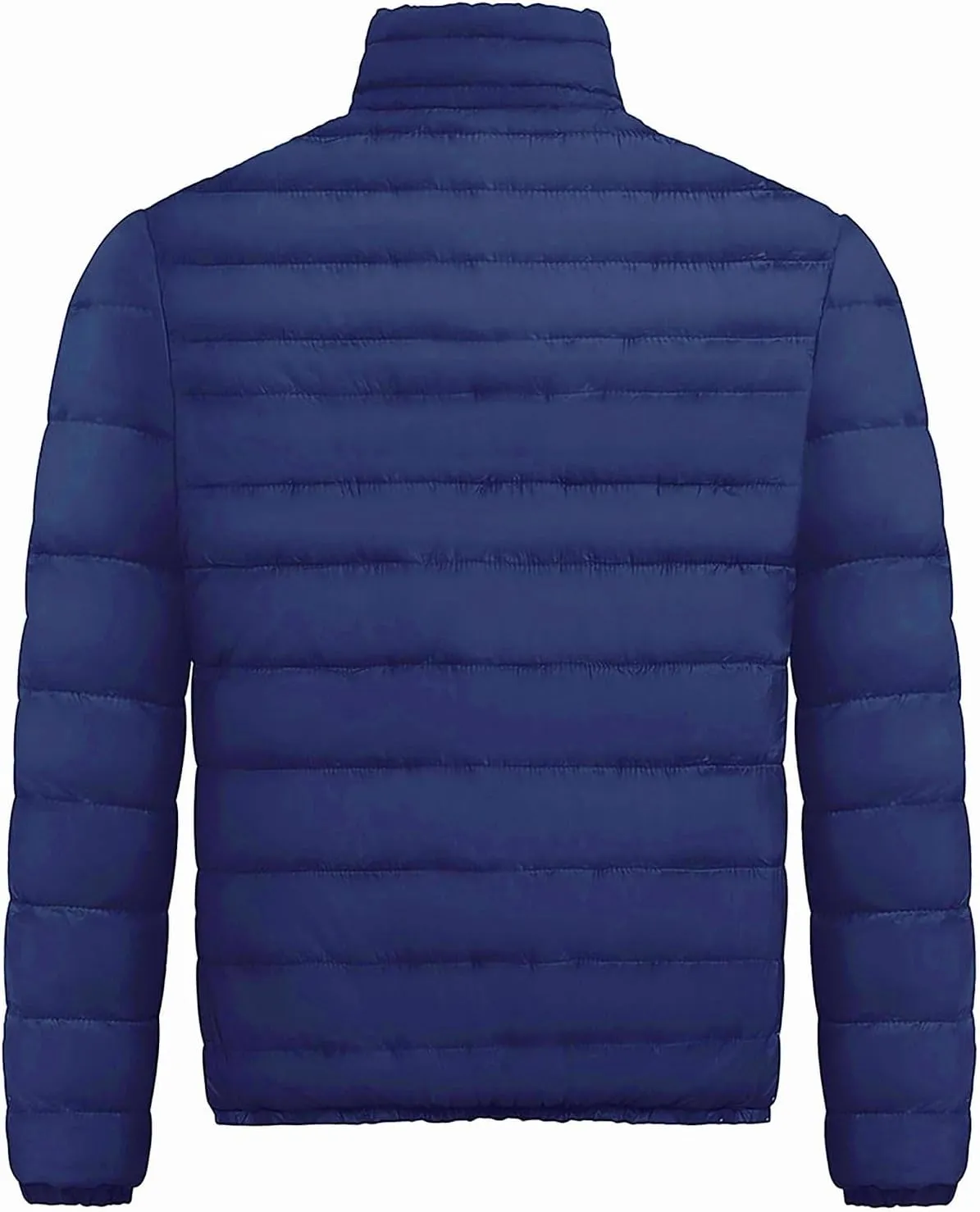 Ymosrh Men's Down Jackets Puffer Alternative Jacket Lightweight Warm Winter Coats Windproof Insulated Jacket, S-3XL