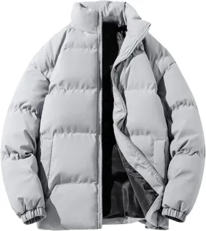 Ymosrh Men's Puffer Jacket Down Packable Jacket Lightweight Water-Resistant Insulated Jacket Men, M-5XL